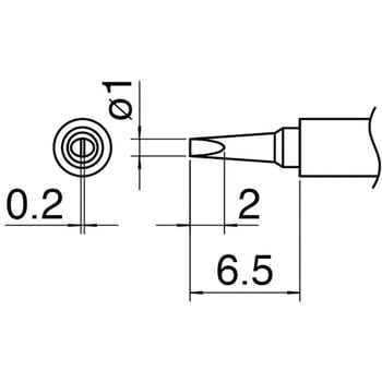 烙铁头（T30，兼容无铅焊锡）HAKKO白光T30-KU
